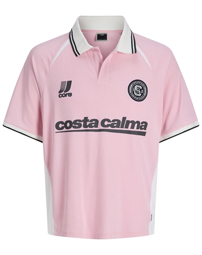 Jack & Jones Junior - JCOClub Ribbed Football Polo - Sweet Liliac